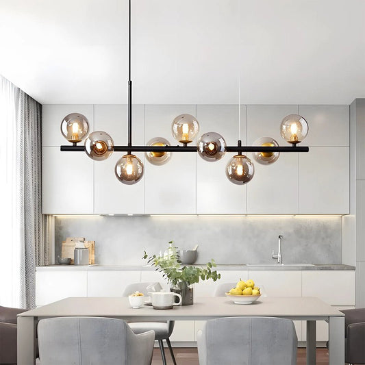 Corolla pendant light by Jusole Lights uses energy-efficient G9 LED bulbs with warm or cool light options, available in 7, 9, or 11-head configurations, —perfect for setting the mood in any environment.