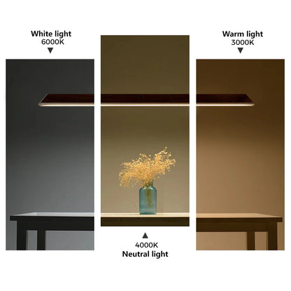 Jusole Lights' Ziggurat: Scandinavian Wooden Pendant Light - Handcrafted Minimalist Trapezoid Design in Ash/Walnut/Pine/Oak, Dimmable LED with Adjustable Color Temperature, Perfect for Dining, Kitchen & Office.