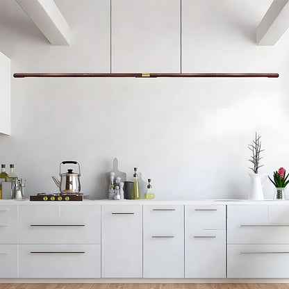 Jusole Lights - Balance – a handcrafted Nordic minimalist pendant light with a circular design, made from premium black walnut wood. Ideal for dining rooms, living rooms, or offices, this adjustable-height fixture offers multiple color temperatures to create the perfect ambiance. Quick and easy installation in under 15 minutes.
