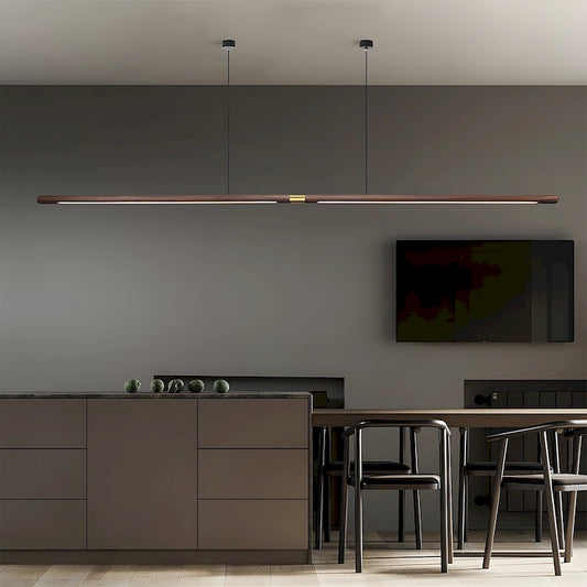 Jusole Lights - Balance – a handcrafted Nordic minimalist pendant light with a circular design, made from premium black walnut wood. Ideal for dining rooms, living rooms, or offices, this adjustable-height fixture offers multiple color temperatures to create the perfect ambiance. Quick and easy installation in under 15 minutes.
