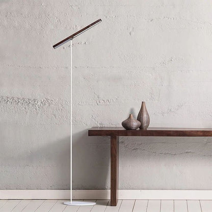 Fiora - A modern, portable LED lamp with walnut/beech wood. Features 360° adjustable lighting, magnetic attachment, stepless dimming, and built-in rechargeable battery. 4000K neutral light perfect for reading, working, or ambient lighting in living rooms, bedrooms, or offices.