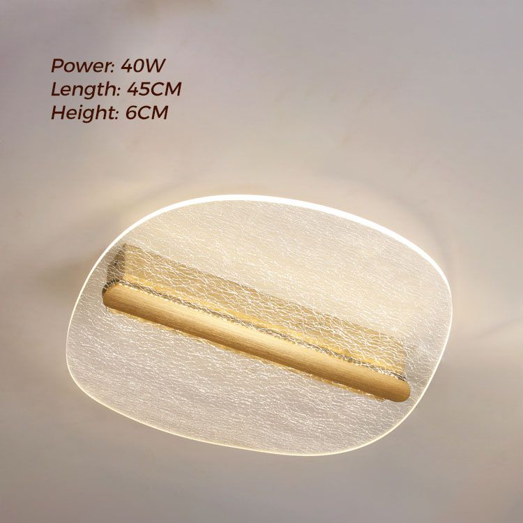 Nimbus cloud-like acrylic LED ceiling light with soft, diffused petals in a minimalist profile, three adjustable color temperatures, dimmable via wall switch or remote.