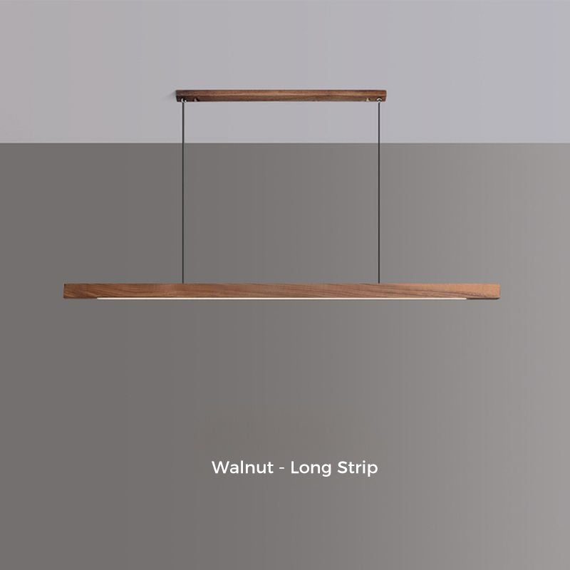 Jusole Lights - Wood Light Bar – handcrafted from pine wood or black walnut with clean modern design. Versatile for any space: bedroom, kitchen, living room, dining area, hotel, or study. Blends rustic warmth with contemporary elegance.