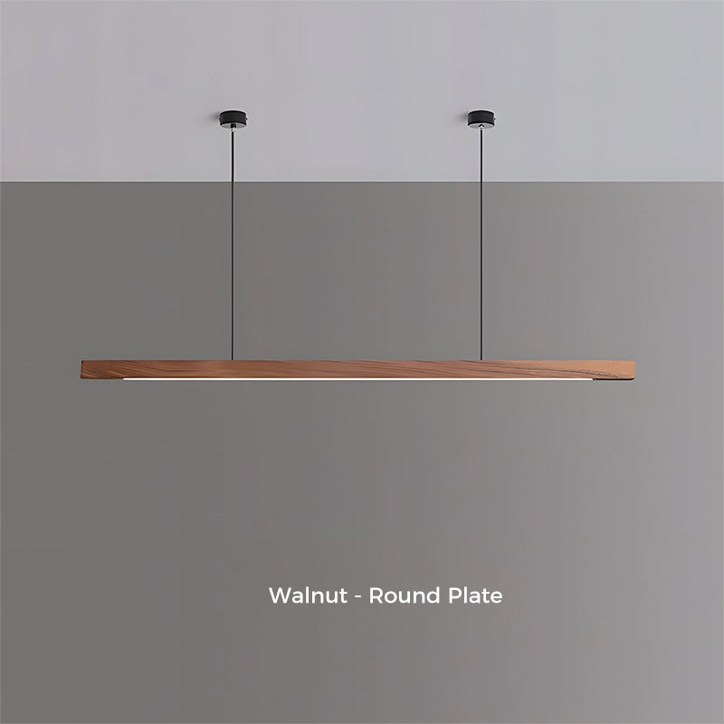 Jusole Lights - Wood Light Bar – handcrafted from pine wood or black walnut with clean modern design. Versatile for any space: bedroom, kitchen, living room, dining area, hotel, or study. Blends rustic warmth with contemporary elegance.
