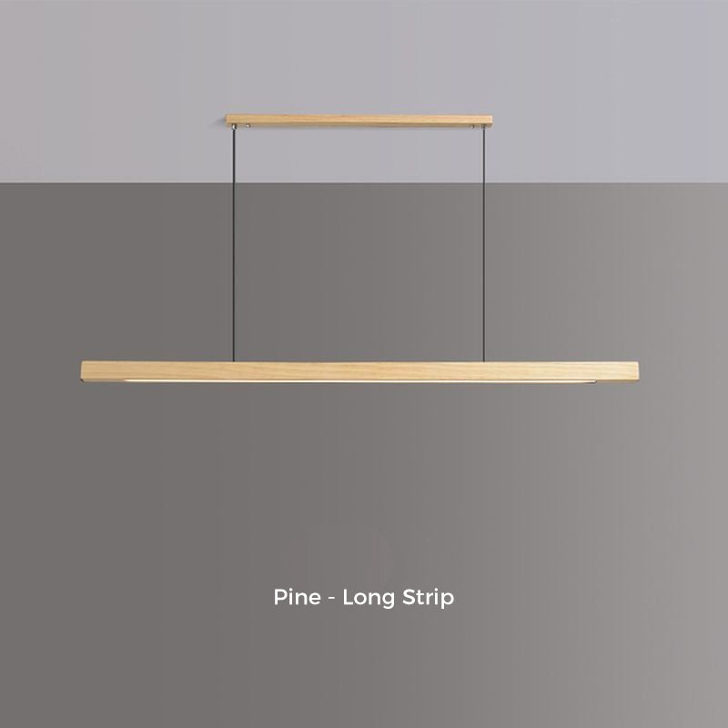 Jusole Lights - Wood Light Bar – handcrafted from pine wood or black walnut with clean modern design. Versatile for any space: bedroom, kitchen, living room, dining area, hotel, or study. Blends rustic warmth with contemporary elegance.